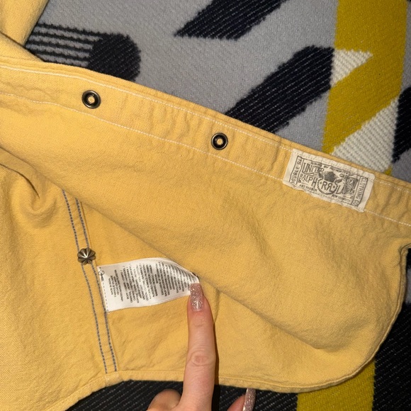 Ralph Lauren RRL Men's Mustard Button Down Shirt - Picture 7 of 8